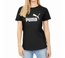 Sieviešu Krekls ar Īsām Piedurknēm Puma LOGO TEE 586774 01 Melns