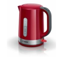 Bosch TWK6A514 electric kettle 1.7 L 2200 W Grey, Red (TWK6A514)