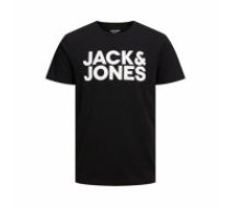 Vīriešu Krekls ar Īsām Piedurknēm Jack & Jones JJECORP LOGO TEE 12151955 Melns