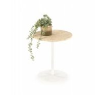 Halmar TRAVERSO c. table, color travertine / white (V-CH-TRAVERSO-LAW)