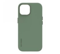 Decoded - silicone protective case for iPhone 15 compatible with MagSafe (sage leaf green) (D24IPO15BCS9SF-0)