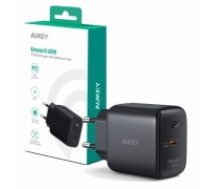 Sienas Lādētājs Aukey PA-B2T Melns 45 W (1 gb.)