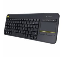 LOGITECH K400 Plus Wireless Touch Keyboard - BLACK - RUS (920-007145RUS)