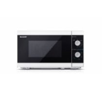 Sharp Microwave Oven with Grill YC-MG01E-W Free standing, 800 W, Grill, White (YC-MG01E-W)