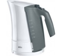 Braun WK 300 Standard kettle, 2200 W, 1.7 L, Plastic, White, 360° rotational base (WK300 WHITE)
