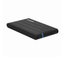 Cietā Diska Ietvars TooQ TQE-2530B 2.5" SATA USB 3.0 Melns 2,5"