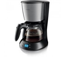Philips Philips Daily Collection Coffee maker HD7459/20 With glass jug With timer Black&metal (8710103683919)