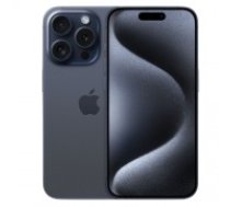 Apple iPhone 15 Pro Max 256GB - BLUE TITANIUM (Atjaunināts, stāvoklis Ļoti labi) (CPWM91P43H)