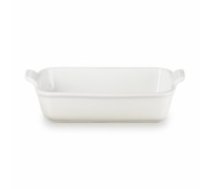 Le Creuset Cepamtrauks taisnstūra Heritage akmens masas 26x19cm / 2,4L balts (02115812)