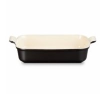 Le Creuset Cepamtrauks taisnstūra Heritage akmens masas 32x24cm / 4L melns (02110325)