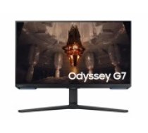 LCD Monitor|SAMSUNG|Odyssey G7 G70B|28"|Gaming/Smart/4K|Panel IPS|3840x2160|16:9|144Hz|1 ms|Speakers|Swivel|Pivot|Height adjustable|Tilt|Colour Black|LS28BG700EPXEN (LS28BG700EPXEN)