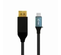 USB C uz Display Porta Adapteris i-Tec C31CBLDP60HZ 1,5 m Melns