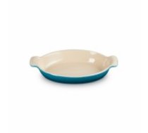 Le Creuset Cepamtrauks ovāls Heritage akmens masas 28cm / 1,6L zils (02031968)