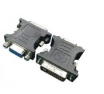 Gembird A-DVI-VGA-BK cable gender changer DVI-A VGA 15-pin Black, Metallic (A-DVI-VGA-BK)