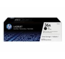 Original Toner Black HP LaserJet M1120, M1522, P1505 (36A CB436AD) (DWUPAK) (CB436AD)