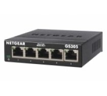 NETGEAR GS305 Unmanaged L2 Gigabit Ethernet (10/100/1000) Black (GS305-300PES)