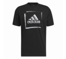 Vīriešu Krekls ar Īsām Piedurknēm Adidas Melns (S)