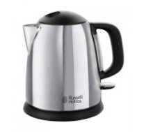 Russel Hobbs RUSSELL HOBBS Victory 24990-70 electric kettle 1 L 2400 W Silver, Black (24990-70)