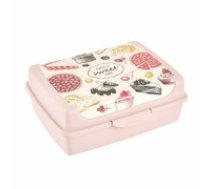 Keeeper Pārtikas uzglabāšanas trauks click-box midi 1L Carla "Sweet day" 17x13x7cm rozā (0610697581)