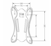 Maclean MC-715A TV Mount, TV Holder, Max VESA 100x100, 13-27", 25kg (MC-715A)