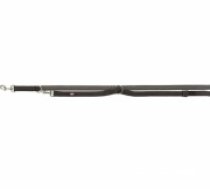 Pavada : Trixie Premium adjustable leash, neoprene padded, L–XL: 2.00 m|25 mm, black|graphite (109660)