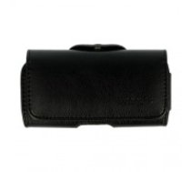OEM WONDER Belt Holster (SIZE 12) for Huawei Y3-2|Nokia 630|Samsung A310|G350|G360|I9100|Sony Z3 mini black, leather (POK046356)