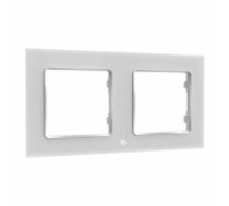 Switch frame double Shelly (white) (FRAME2WHITE)