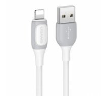 Usams US-SJ595 kabelis Apple Lightning 1m balts (SJ595USB02)