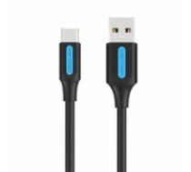 USB 2.0 A to USB-C 3A cable 1.5m Vention COKBG black (COKBG)