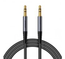 Joyroom stereo audio cable AUX 3.5 mm mini jack 1.2m black (SY-A08) (SY-A08 BLACK_1.2M)