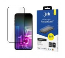 3mk Protection Apple iPhone 15 Pro - 3mk FlexibleGlass Max™ screen protector (3MK FLEXIBLEGLASS MAX BLACK(274))