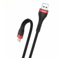 OEM Foneng Cable USB to USB C, X82 3A, 1m (black) (X82 TYPE-C)