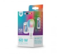 LED Bulb E27 A60 RGB + White 9W + RC Forever Light (RTV003564)
