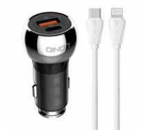 LDNIO C1 USB, USB-C Car charger + USB-C - Lightning Cable (C1 TYPE C TO LIGHTNI)