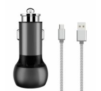 LDNIO C503Q 2USB Car charger +  MicroUSB Cable (C503Q MICRO)