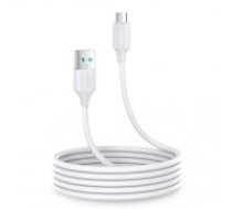 Joyroom cable USB-A - Micro USB 480Mb | s 2.4A 2m white (S-UM018A9) (S-UM018A9 2M WHITE)