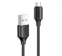Joyroom kabelis USB-A - Micro USB 480Mb | s 2.4A 0.25m melns (S-UM018A9) (S-UM018A9 0.25M BLACK)