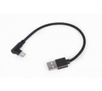 Gembird USB Type-C Male - USB Male 0.2m Black (CC-USB2-AMCML-0.2M)