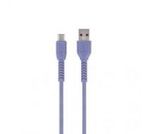 Maxlife MXUC-04 cable USB - USB-C 1,0 m 3A purple (OEM0100851)
