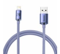 Baseus Crystal cable USB to Lightning, 2.4A, 1.2m (purple) (CAJY000005)