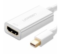 Ugreen FHD (1080p) HDMI (female) - Mini DisplayPort (male - Thunderbolt 2.0) adapter cable white (MD112 10460) (10460-UGREEN)