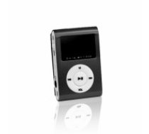 Setty MP3 Super Kompakts Atskaņotājs ar LCD ekrānu | FM Radio un microSD kartes slotu + Austiņas Melns (GSM014537)