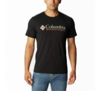 Vīriešu Krekls ar Īsām Piedurknēm Columbia CSC Basic Melns