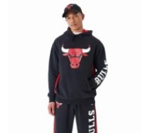 Vīriešu Sporta Krekls ar Kapuci New Era Chicago Bulls NBA Melns