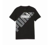 Krekls ar Īsām Piedurknēm Bērniem Puma Power Graphic Melns