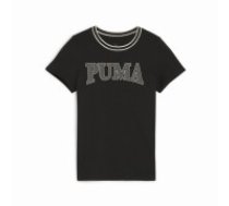 Krekls ar Īsām Piedurknēm Bērniem Puma QUAD G Melns