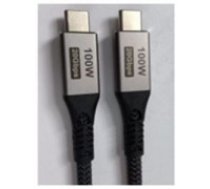Gembird CCBP-USB3-CMCM100-1.5M Premium USB 3.2 Gen. 2x2 Type-C charging & data cable, 20 Gbps, 100 W, 1.5m (CCBP-USB3-CMCM100-1.5M)