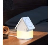 Duzzona W20 15W 4in1 inductive charger for iPhone | AirPods | Apple Watch with night lamp - white (6934913007402)