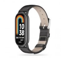 Tech-Protect Leatherfit siksniņa Xiaomi Smart Band 8 | 8 NFC - melna (23233-0)