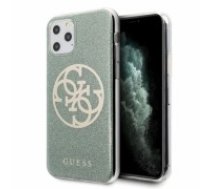 Guess GUHCN65PCUGLKA iPhone 11 Pro Max khaki hard case 4G Circle Glitter (GUHCN65PCUGLKA)